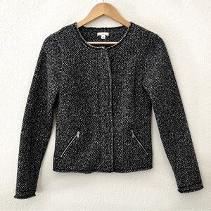 Gap Tweed Navy White Jacket Blazer | Size XS